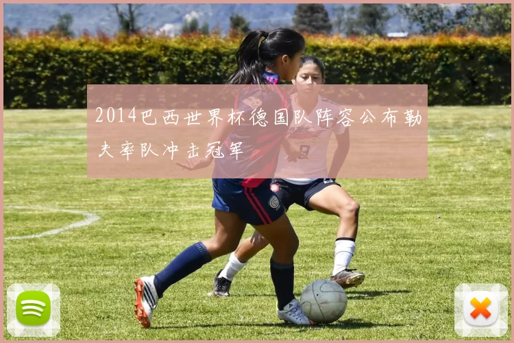 2014巴西世界杯德国队阵容公布勒夫率队冲击冠军